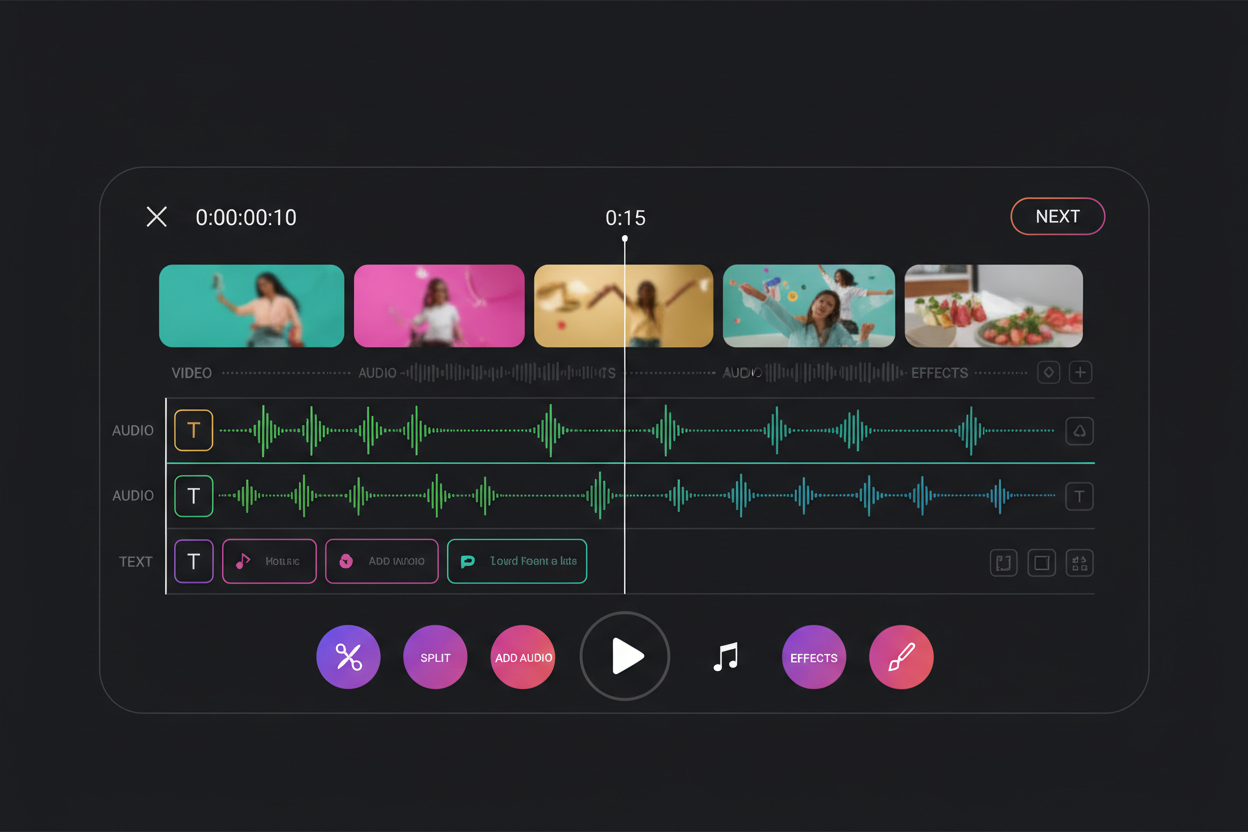 Instagram Reel Editing Timeline